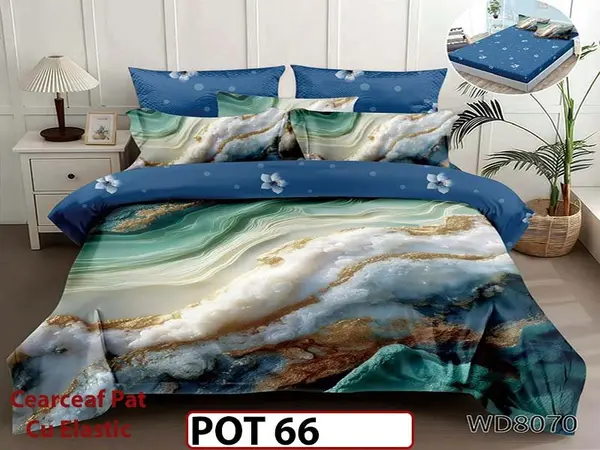 Lenjerie din Finet 5D cu Elastic 4 Piese - POT66