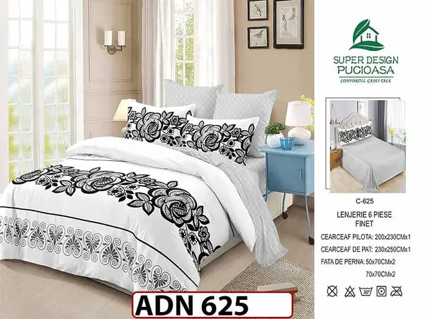 Lenjerie din finet 6 piese - ADN 625