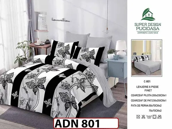 Lenjerie din finet 6 piese - ADN 801