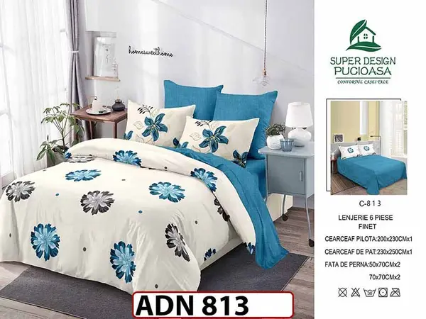 Lenjerie din finet 6 piese - ADN 813