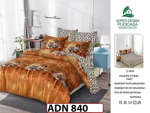 Lenjerie din finet 6 piese - ADN 840
