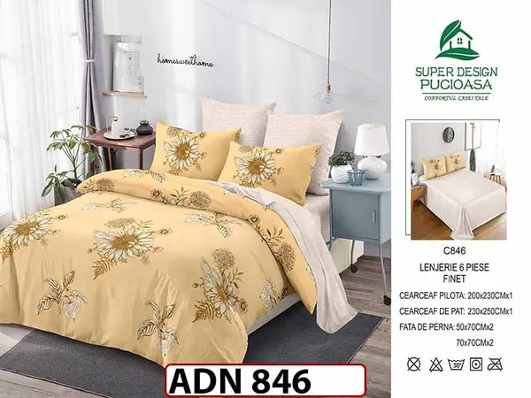 Lenjerie din finet 6 piese - ADN 846