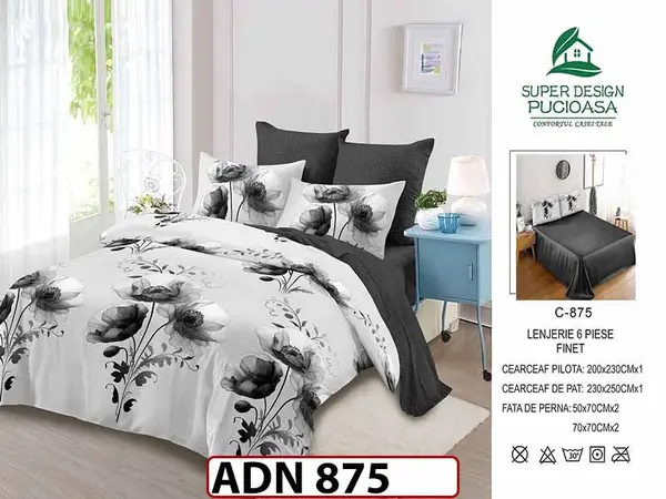 Lenjerie din finet 6 piese - ADN 875