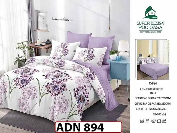 Lenjerie din finet 6 piese - ADN 894