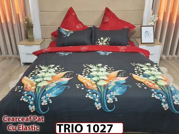 Lenjerie din finet 6 piese cu elastic - TRIO1027
