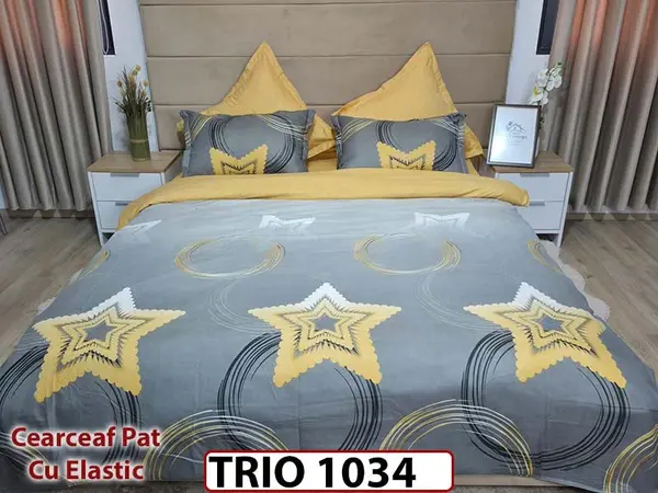 Lenjerie din finet 6 piese cu elastic - TRIO1034