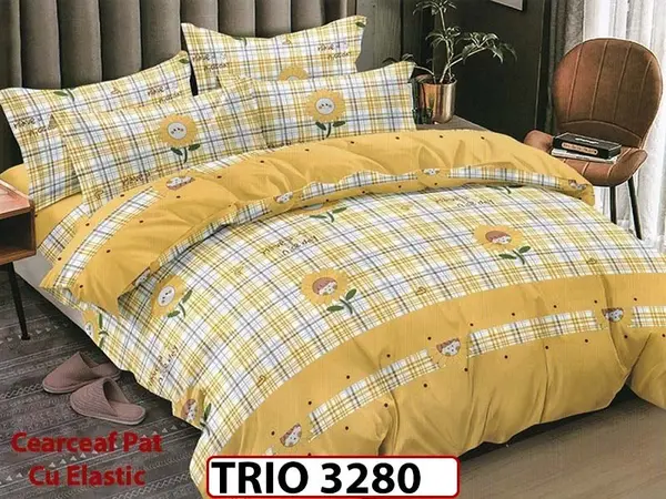 Lenjerie din finet 6 piese cu elastic - TRIO3280