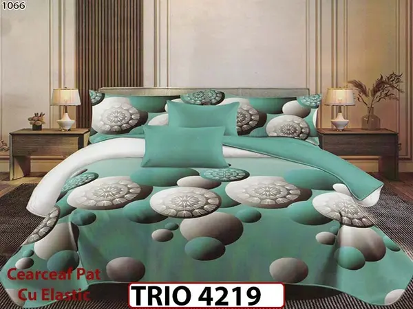 Lenjerie din finet 6 piese cu elastic - TRIO4219