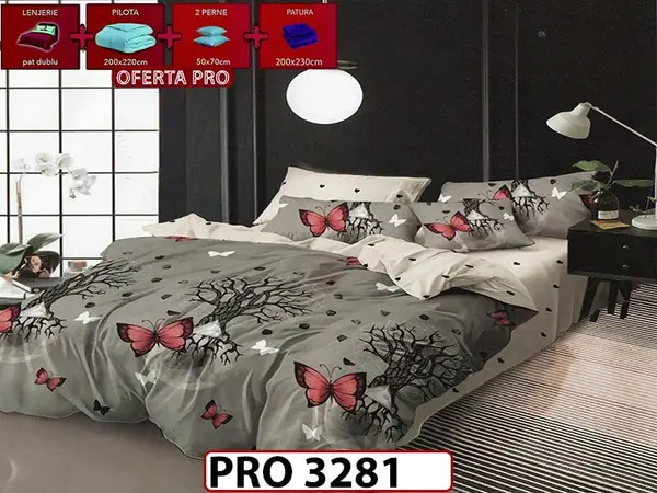 Lenjerie din finet 6 piese - PRO 3281