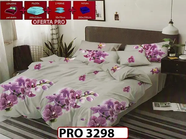 Lenjerie din finet 6 piese - PRO 3298