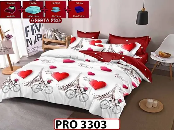 Lenjerie din finet 6 piese - PRO 3303