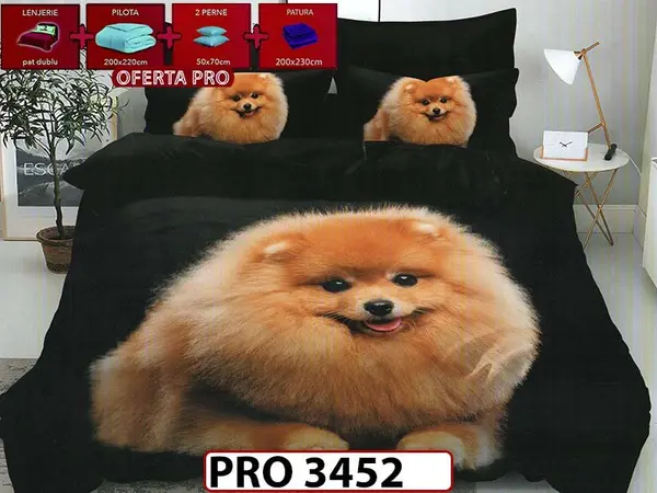 Lenjerie din finet 6 piese - PRO 3452