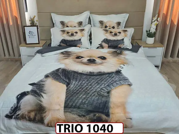 Lenjerie din finet 6 piese - TRIO1040