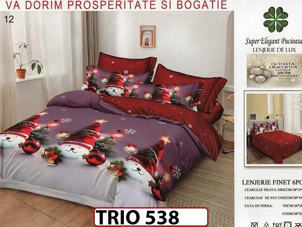 Lenjerie din finet 6 piese - TRIO538