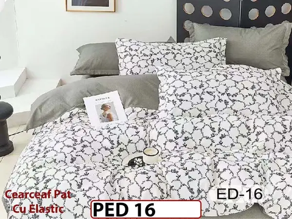 Lenjerie din finet 7 Piese la Cutie cu elastic - PED 16