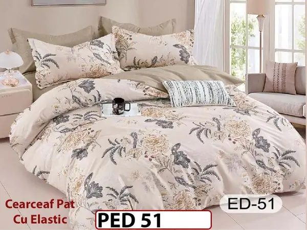Lenjerie din finet 7 Piese la Cutie cu elastic - PED 51