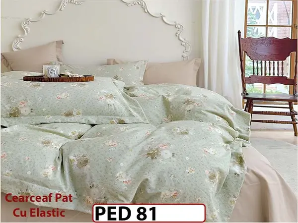 Lenjerie din finet 7 Piese la Cutie cu elastic - PED 81