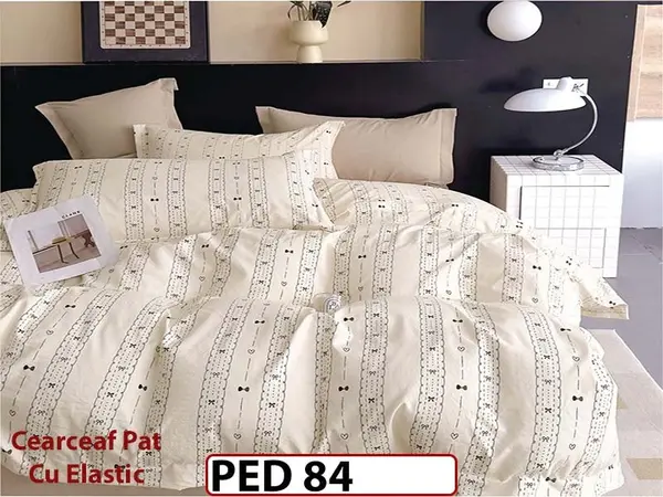 Lenjerie din finet 7 Piese la Cutie cu elastic - PED 84