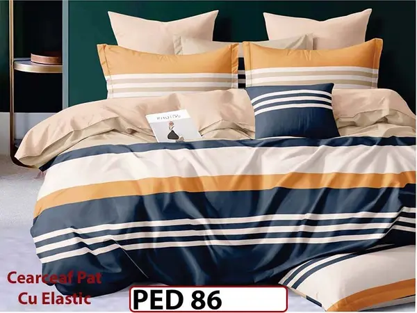 Lenjerie din finet 7 Piese la Cutie cu elastic - PED 86