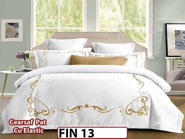 Lenjerie din Finet Elegant 4 piese cu elastic - FIN 13