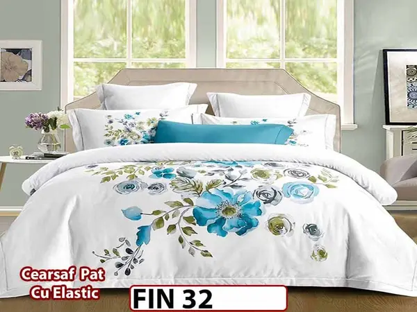 Lenjerie din Finet Elegant 4 piese cu elastic - FIN 32