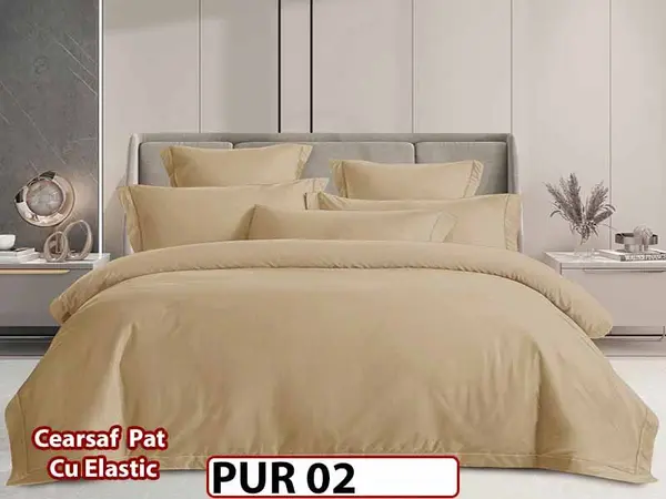 Lenjerie din Finet Fin 4 Piese cu Elastic - PUR 02