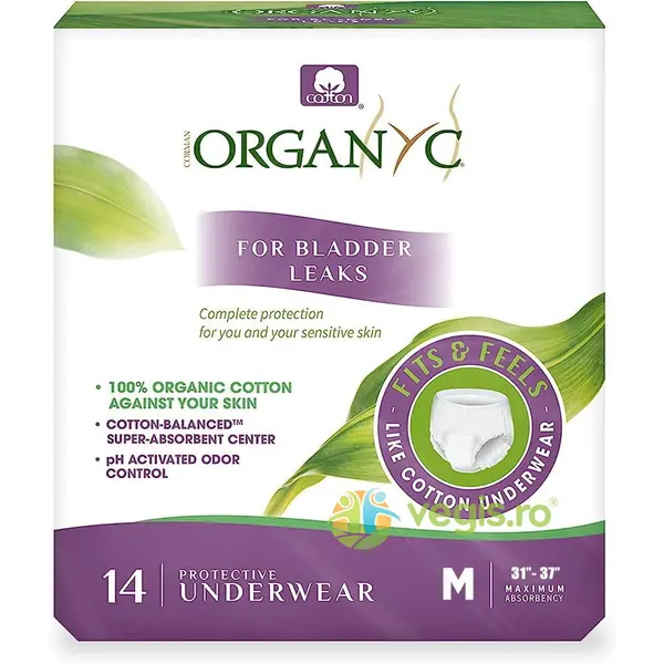 Lenjerie Intima de Protectie pentru Incontinenta Urinara Marimea M 14buc