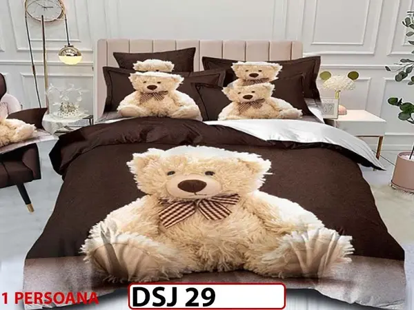 Lenjerie o persoana din Finet 4 piese - DSJ29