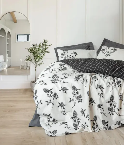 Lenjerie Ohia Antracit (Bumbac 100%)