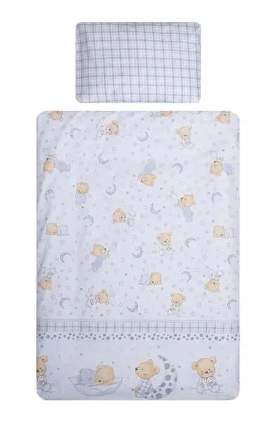 Lenjerie patut cu 3 piese 120x60 cm Ursuleti 016