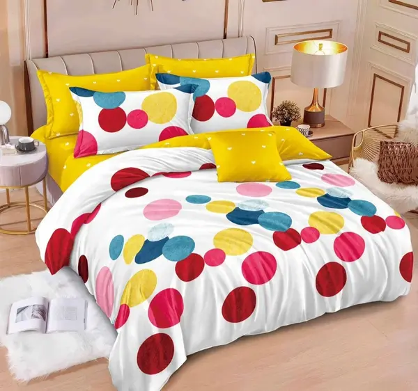Lenjerie Rainbow Dots - 6 Piese (Finet)