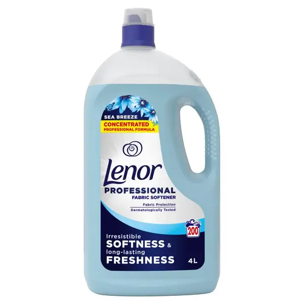 Lenor Balsam de rufe, 4 L, 200 spalari, Professional Sea Breeze