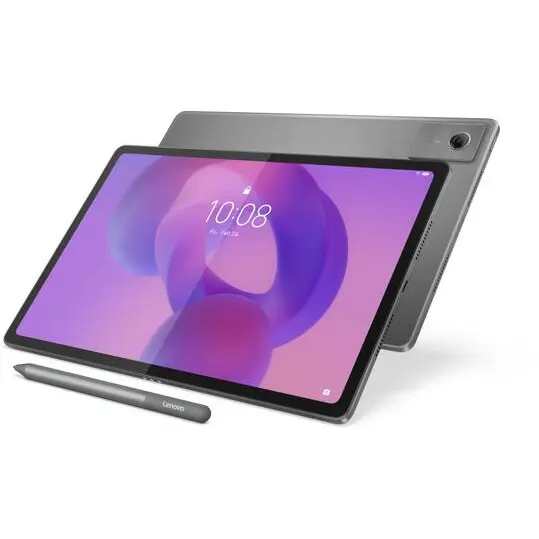 Lenovo ableta Lenovo Idea Tab Plus TB361FU, Procesor MediaTek Dimensity 6400 Octa-Core, Ecran IPS Paper-like Anti-Glare 2.5K 12.1, 12GB RAM, 256GB Flash, 13MP, Wi-Fi, Bluetooth, Android 15 + Lenovo Tab Pen si Lenovo Folio Keyboard, Gri