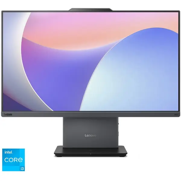 Lenovo All-In-One PC Lenovo ThinkCentre neo 50a Gen 5, 23.8 inch FHD IPS, Procesor Intel® Core™ i3-1315U 4.5GHz Raptor Lake 8GB RAM, 256GB SSD, UHD Graphics, Camera Web, no OS