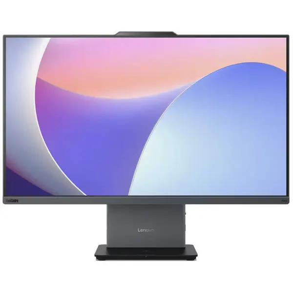 Lenovo All In One PC Lenovo ThinkCentre neo 50a Gen 5, Procesor Intel® Core™ i5-13420H 4.6GHz Raptor Lake, Display 27 FHD IPS Touch, 16GB RAM, 512GB SSD, Placa video Intel UHD Graphics, NO OS, Gri