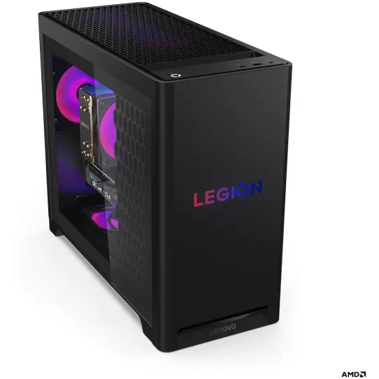 Lenovo Calculator Sistem PC Lenovo Gaming Legion T5 30AGB10, Procesor AMD Ryzen 5 7600 5.1GHz, 32GB RAM, 1TB SSD, GeForce RTX 5070 @12GB, no OS