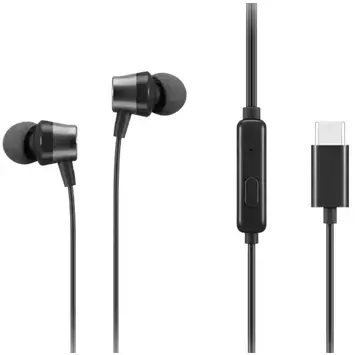 Lenovo Casti cu microfon Lenovo 4XD1J77351, USB-C, Negru
