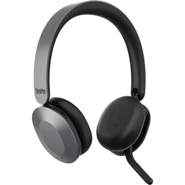 Lenovo Casti PC Lenovo ThinkPad 8550 Aura Edition, Wireless, ANC, USB-C, Certificare Teams, Gri - Negru