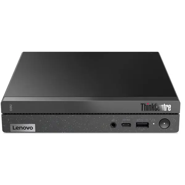 Lenovo Desktop PC Lenovo ThinkCentre neo 50q Gen 4, Procesor Intel Core i3-1215U 4.4GHz, 8GB RAM, 256GB SSD, UHD Graphics, Windows 11 Pro, Negru