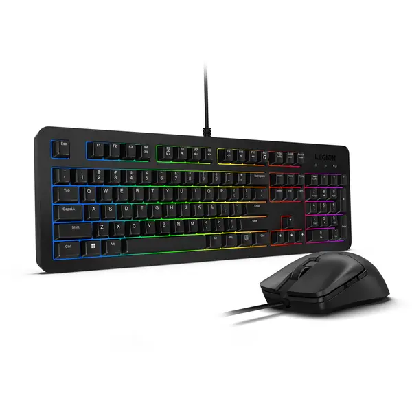 Lenovo Kit Gaming Lenovo Legion KM310, Tastatura + Mouse, iluminare RGB, Negru