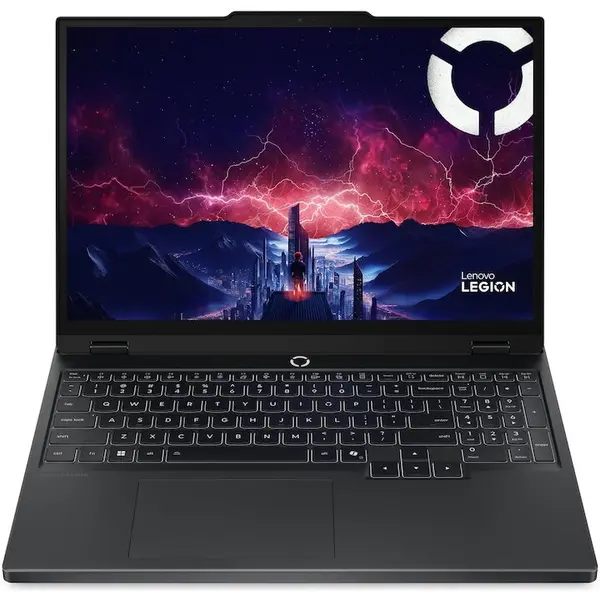 Lenovo Laptop Gaming Lenovo Legion 5 15AKP10, procesor AMD Ryzen™ AI 7 350 pana la 5.0GHz, 15.1 inch, WQXGA, OLED, 24GB DDR5 RAM, 1TB SSD, NVIDIA GeForce RTX™ 5070 8GB GDDR7, No OS, Negru