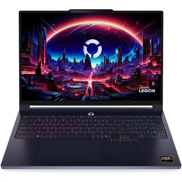 Lenovo Laptop Gaming Lenovo Legion 7 16AGP11, procesor AMD Ryzen™ AI 7 450 pana la 5.1GHz, 16 WQXGA, OLED, 240Hz, 32GB DDR5 RAM, 1TB SSD, NVIDIA® GeForce RTX™ 5060 8GB GDDR7, No OS, Negru