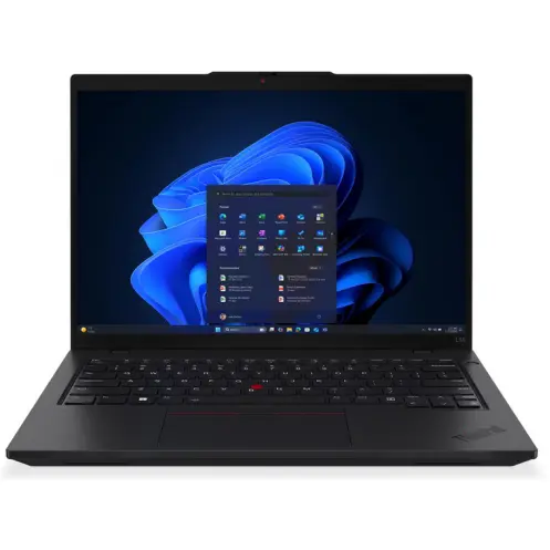 Lenovo Laptop Lenovo 14 inch ThinkPad L14 Gen 6, WUXGA IPS, Intel Core Ultra 7 255U, 16GB RAM, 512GB SSD, Intel Graphics, 4G LTE, Windows 11 Pro, Negru