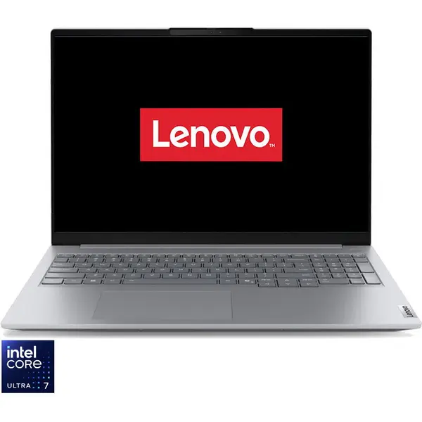 Lenovo Laptop Lenovo 16'' ThinkBook 16 G8 IAL, WUXGA IPS, Procesor Intel® Core™ Ultra 7 255H, 16GB DDR5, 512GB SSD, Intel Integrated Graphics, No OS, Gri (INT Keyboard)