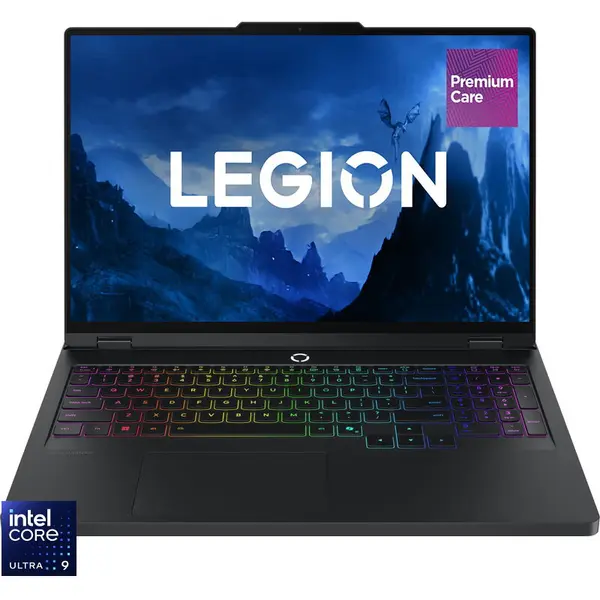 Lenovo Laptop Lenovo Gaming 16'' Legion Pro 5 16IAX10H, WQXGA OLED 240Hz G-Sync, Procesor Intel® Core™ Ultra 9 275HX (36M Cache, up to 5.40 GHz), 32GB DDR5 CSODIMM, 1TB SSD, GeForce RTX 5070 Ti 12GB, No OS, Eclipse Black, 3Yr Onsite Premium Care