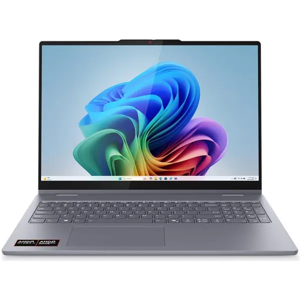 Lenovo Laptop Lenovo IdeaPad 5 2-in-1, AMD Ryzen AI 7 350, 16 inch, RAM 16 GB, SSD 512 GB, AMD Radeon 860M Graphics, Windows 11 Home, Gri