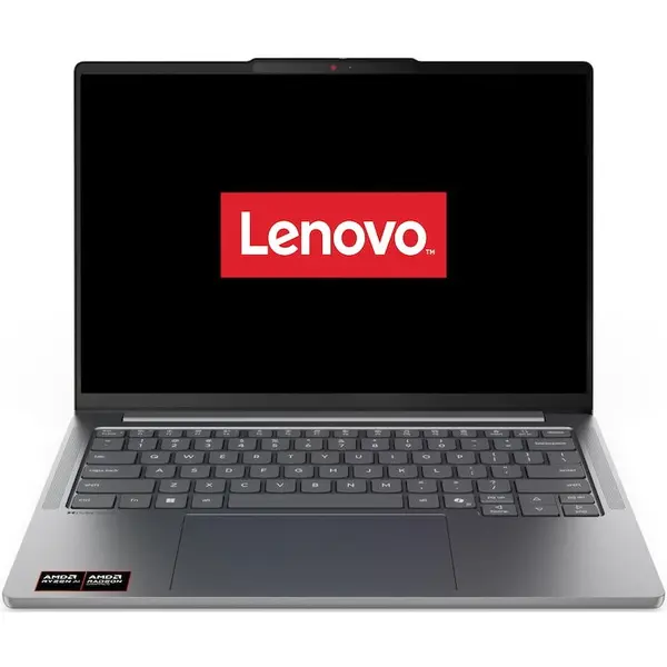 Lenovo Laptop Lenovo IdeaPad Pro 5 14AGP11, procesor AMD Ryzen™ AI 9 465 pana la 5.0GHz, 14 2.8K, OLED, 120Hz, 32GB LPDDR5x RAM, 1TB SSD, AMD Radeon™ 880M Graphics, No OS, Gri