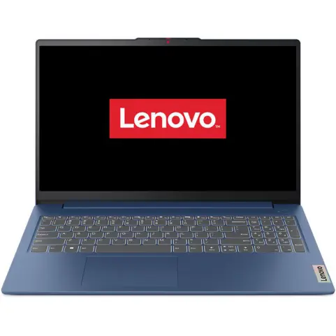 Lenovo Laptop Lenovo IdeaPad Slim 3 15ABR8 cu procesor AMD Ryzen 7 5825U, 15.6 inch, Full HD, 16GB RAM, 512GB SSD, Fara sistem de operare
