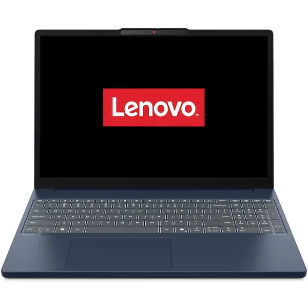 Lenovo Laptop Lenovo IdeaPad Slim 3 15ARP10 cu procesor AMD Ryzen™ 7 170, Display 15.3 WUXGA, IPS, 16GB DDR5 RAM, 1TB SSD, Placa video AMD Radeon™ 680M Graphics, No OS, Cosmic Blue