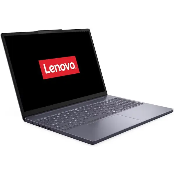 Lenovo Laptop Lenovo IdeaPad Slim 3 15ARP10 cu procesor AMD Ryzen™ 7 170, Display 15.3 WUXGA, IPS, 16GB DDR5 RAM, 1TB SSD, Placa video AMD Radeon™ 680M Graphics, No OS, Luna Grey